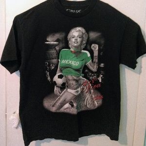 Marilyn Monroe Crux Men's L T-Shirt Tattoo Art